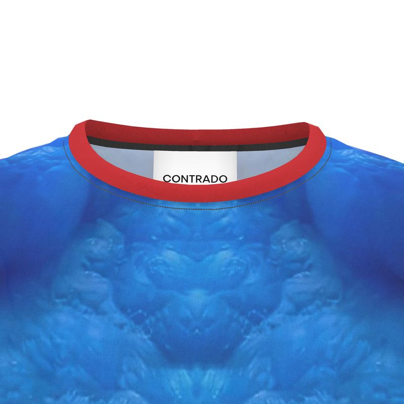 Cut and Sew All Over Print T-Shirt: Hemimorphite, China