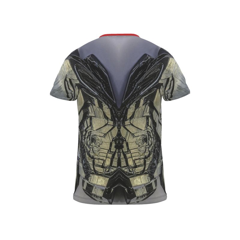 Cut and Sew All Over Print T-Shirt, Hematite, Nadoor, Morocco