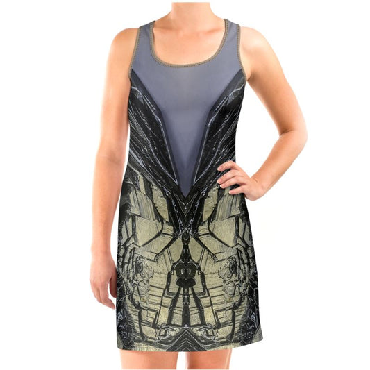 Halter Dress: Hematite, Nador, Morocco