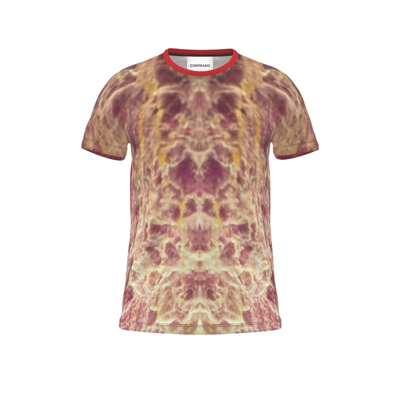 Cut and Sew All Over Print T-Shirt: Lepidolite, Brazil