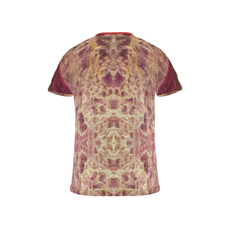 Cut and Sew All Over Print T-Shirt: Lepidolite, Brazil