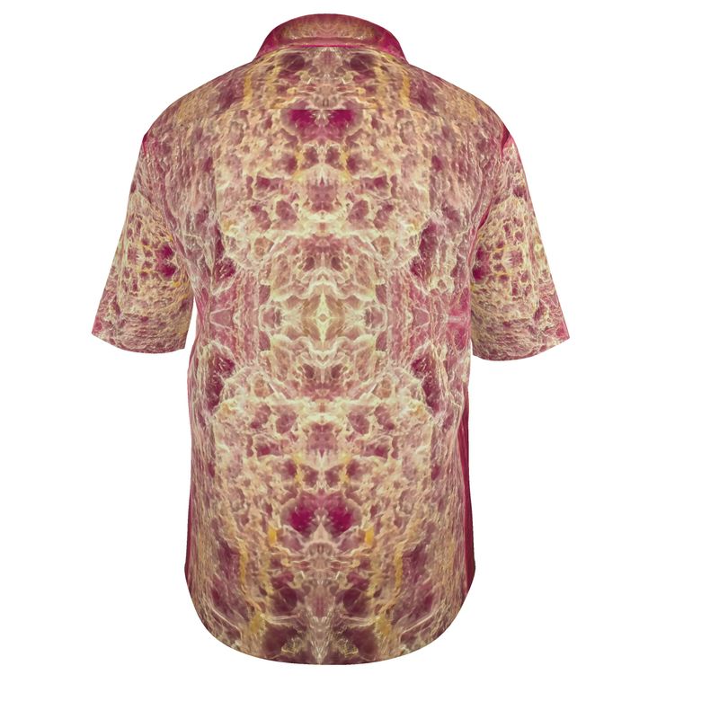 Mens Short Sleeve Shirt: Lepidolite Twin, Brazil