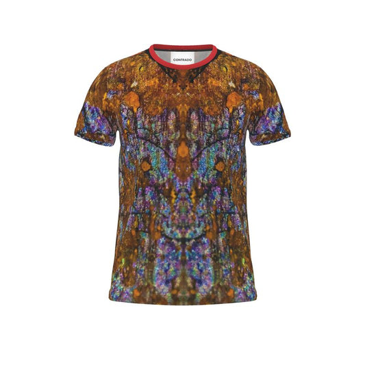 Cut and Sew All Over Print T-Shirt: Limonite pseudo Pyrite, Irridescent, Raleigh