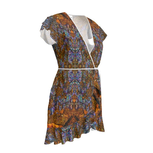 Tea Dress: Skater Dress: Limonite, Iridescent in Bright Sun, Raleigh, North Carolina