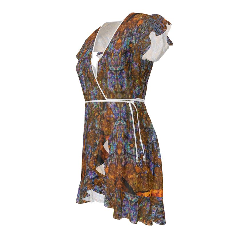 Tea Dress: Skater Dress: Limonite, Iridescent in Bright Sun, Raleigh, North Carolina
