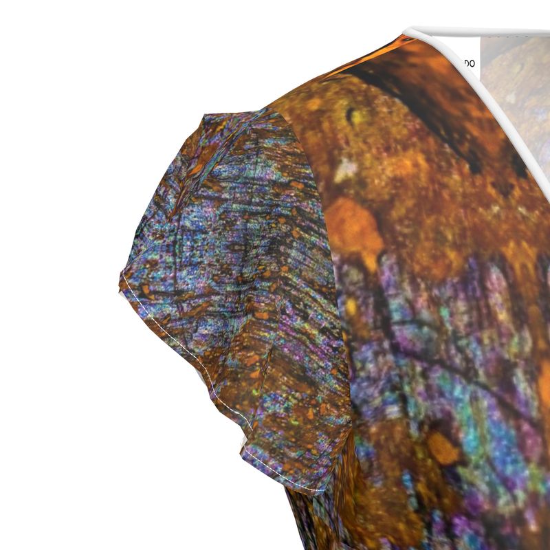 Tea Dress: Skater Dress: Limonite, Iridescent in Bright Sun, Raleigh, North Carolina