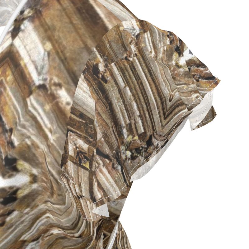 Tea Dress: Limonite pseudo after Pyrite, Raleigh, North Carolina