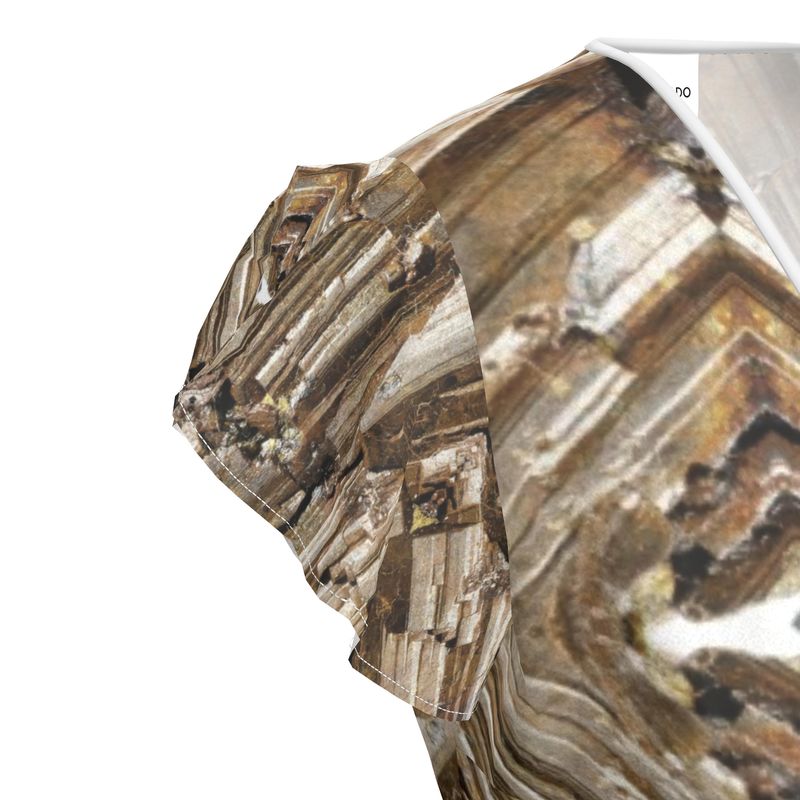 Tea Dress: Limonite pseudo after Pyrite, Raleigh, North Carolina