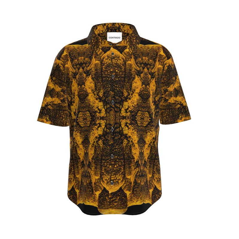 Mens Short Sleeve Shirt: Limonite On Goethite, Spain
