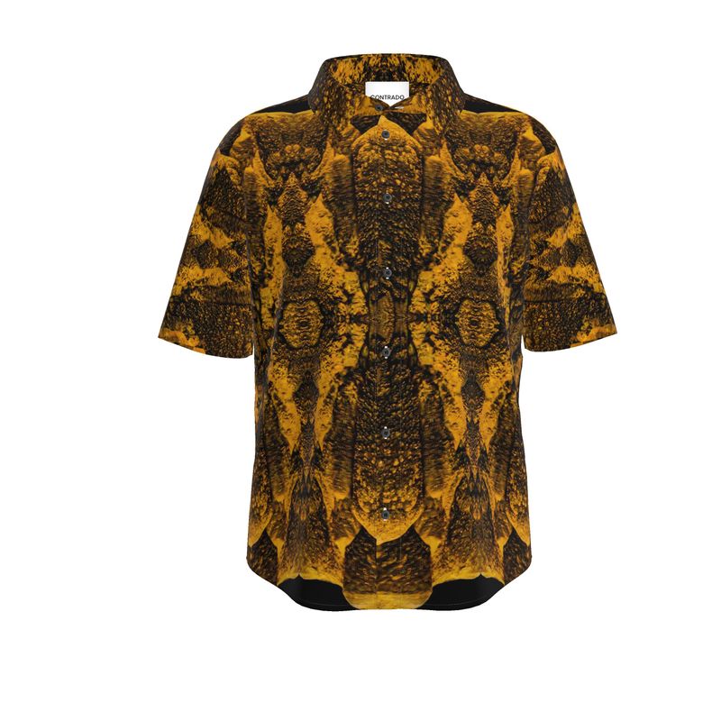 Mens Short Sleeve Shirt: Limonite On Goethite, Spain