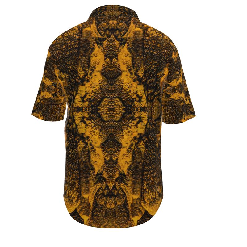 Mens Short Sleeve Shirt: Limonite On Goethite, Spain