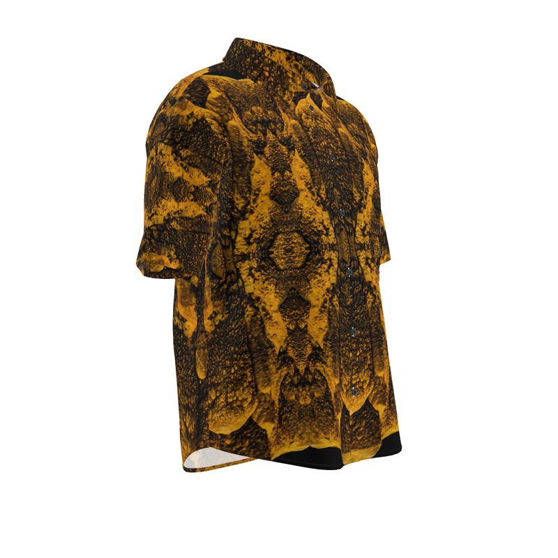 Mens Short Sleeve Shirt: Limonite On Goethite, Spain