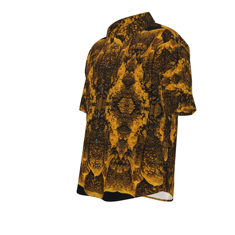 Mens Short Sleeve Shirt: Limonite On Goethite, Spain