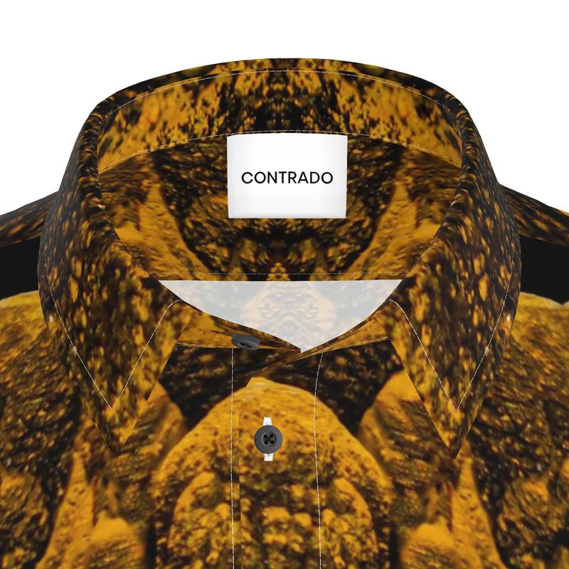 Mens Short Sleeve Shirt: Limonite On Goethite, Spain