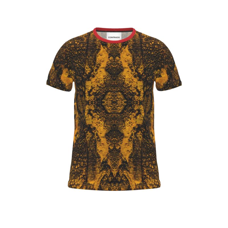 Cut and Sew All Over Print T-Shirt: Limonite On Goethite, Spain