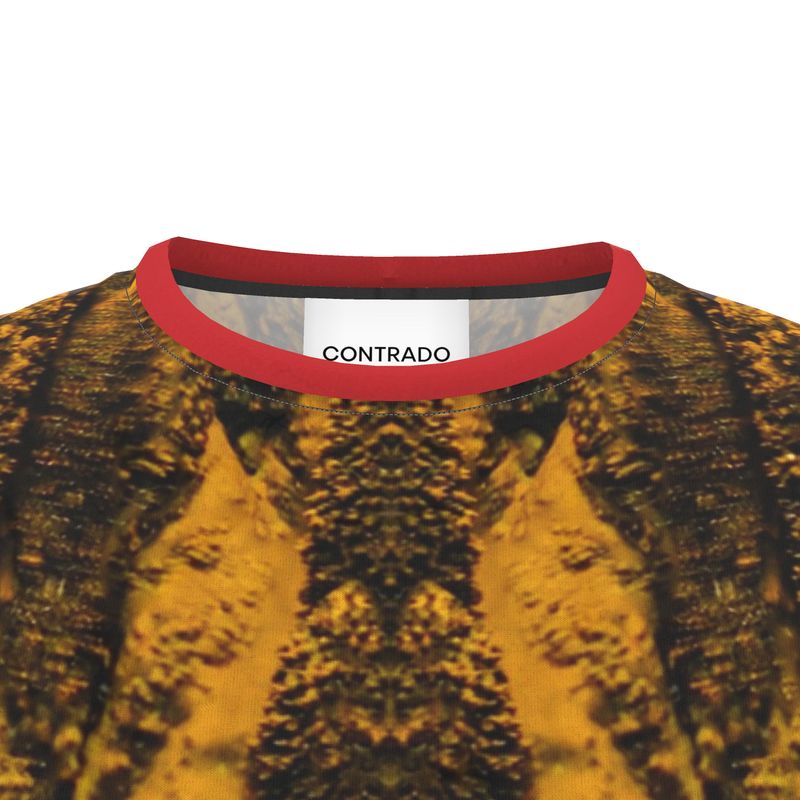 Cut and Sew All Over Print T-Shirt: Limonite On Goethite, Spain