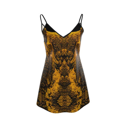 Mini Slip Dress: Limonite On Goethite, Spain
