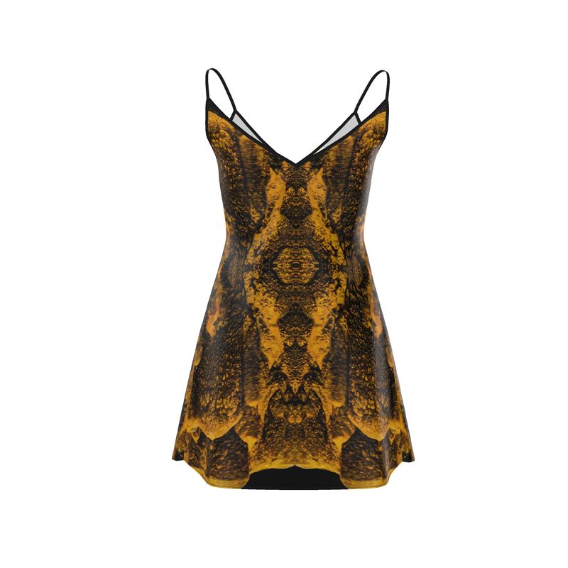 Mini Slip Dress: Limonite On Goethite, Spain
