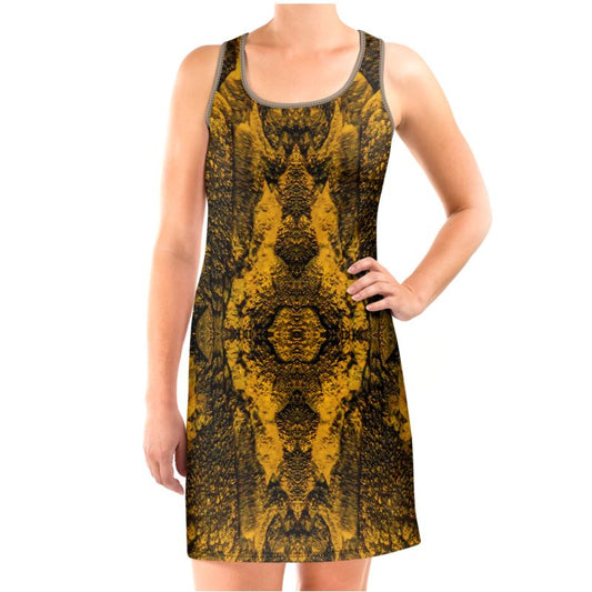 Halter Dress: Limonite On Goethite, Spain