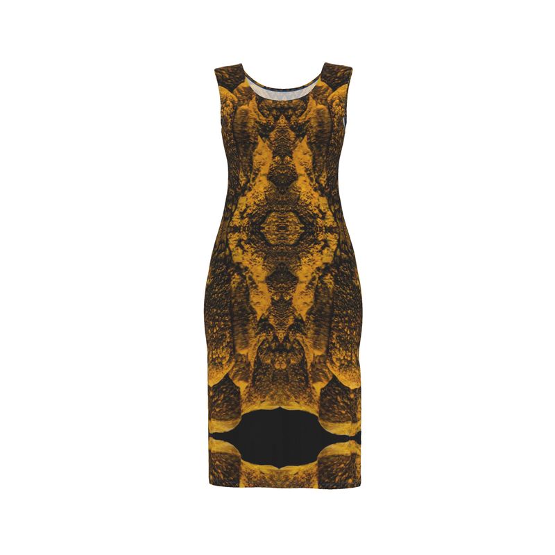 Bodycon Dress: Limonite On Goethite, Spain