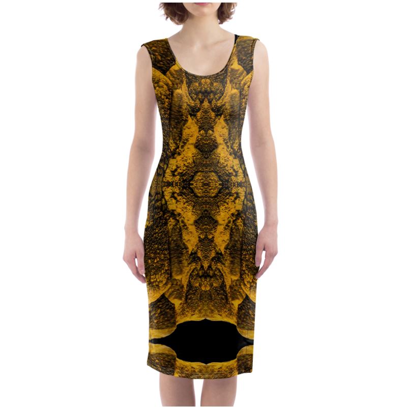 Bodycon Dress: Limonite On Goethite, Spain