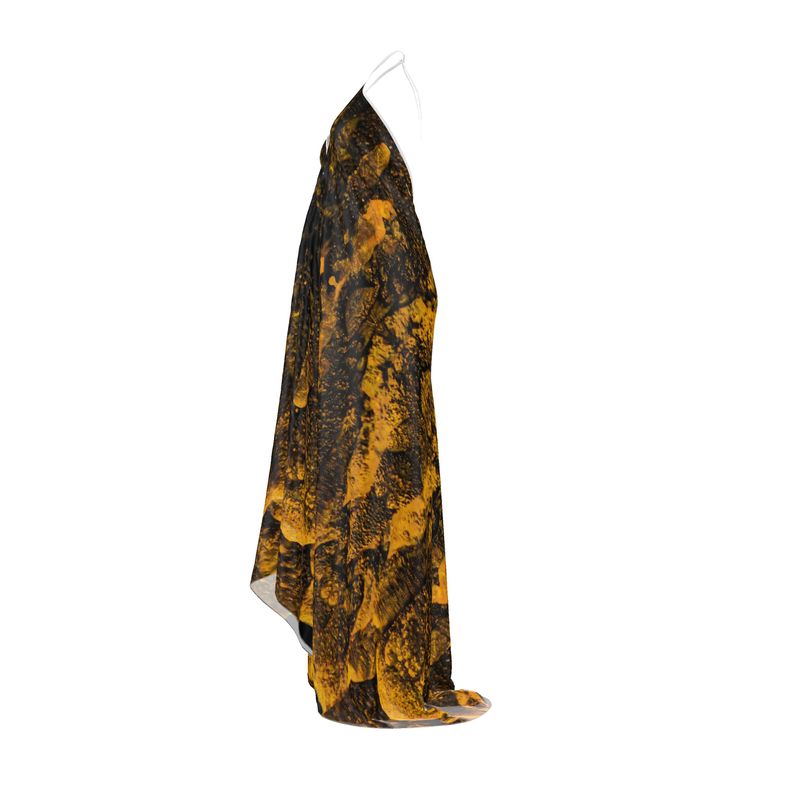 Halterneck Backless Dress: Limonite On Goethite, Spain