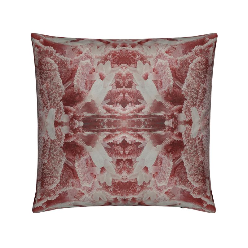 Cushions: Rhodochrosite and Quartz Crystals, Bulgaria
