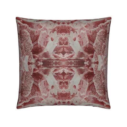 Cushions: Rhodochrosite and Quartz Crystals, Bulgaria