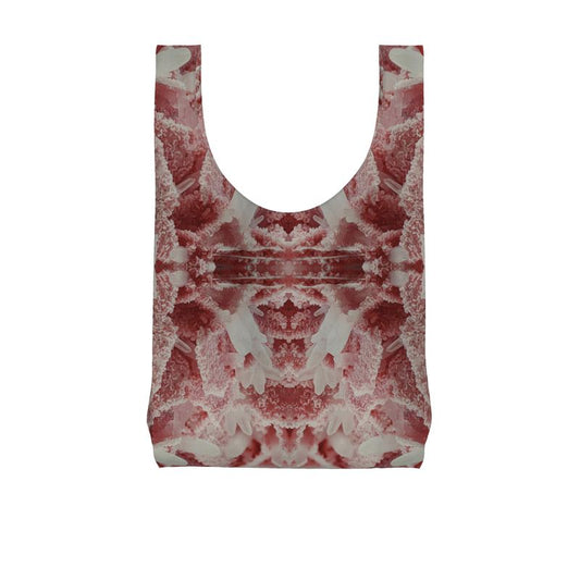 Parachute Shopping Bag: Rhodochrosite and Quartz Crystals, Bulgaria