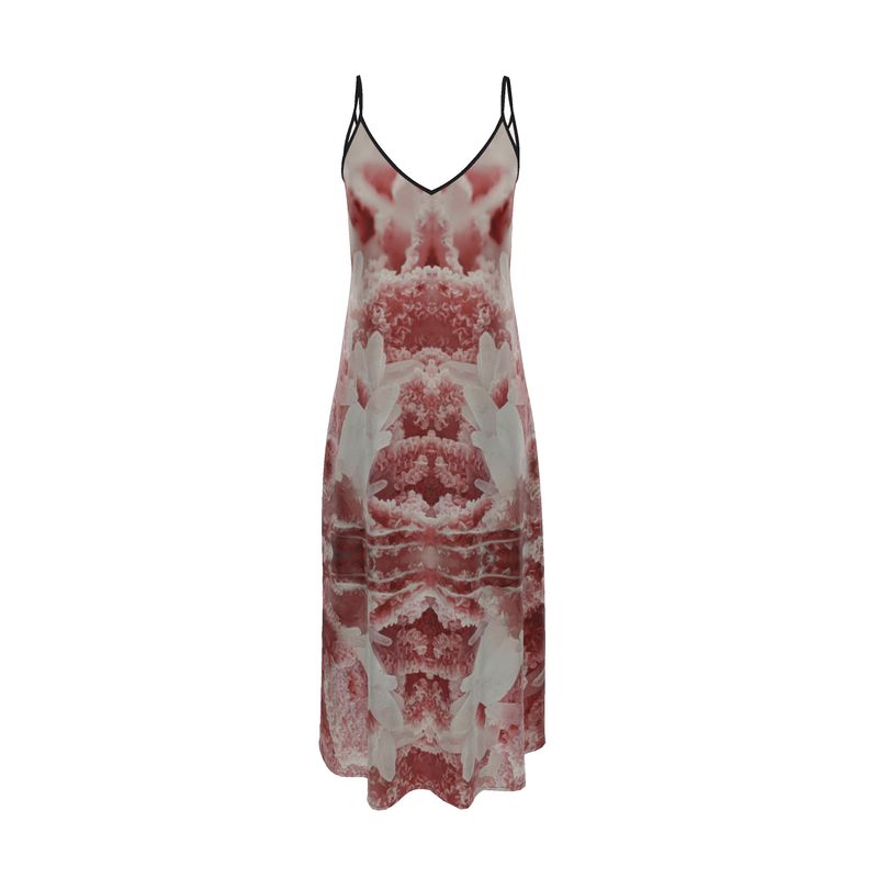 Slip Dress: Rhodochrosite and Quartz Crystals, Bulgaria