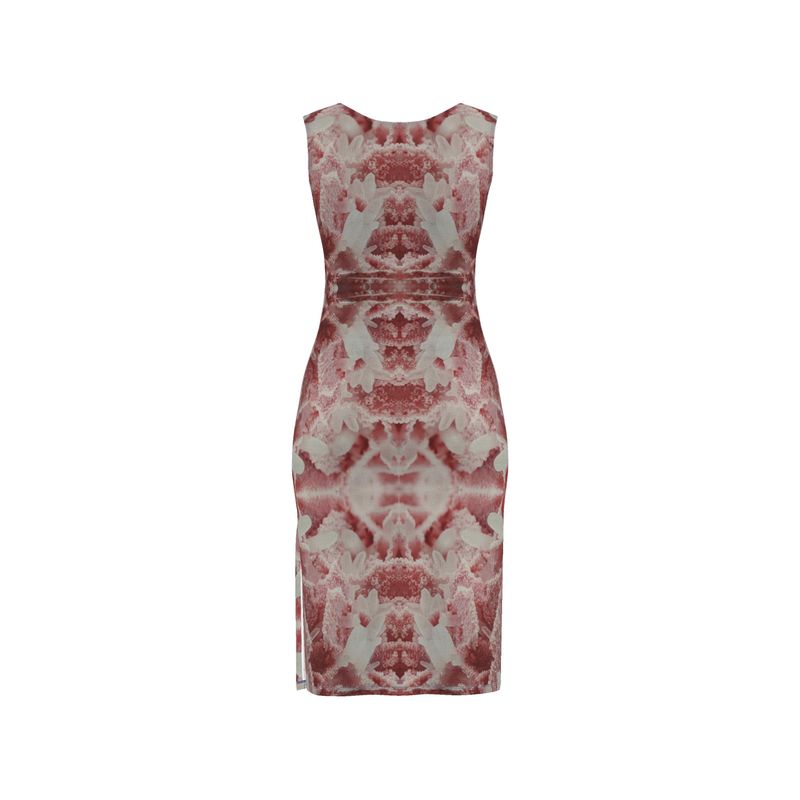 Bodycon Dress: Rhodochrosite and Quartz Crystals, Bulgaria