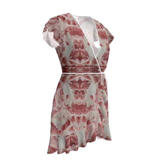 Tea Dress: Rhodochrosite and Quartz Crystals, Bulgaria