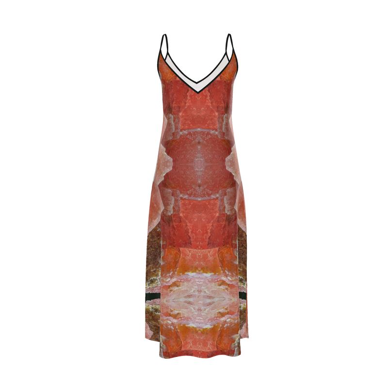 Slip Dress: Rhodochrosite, Mt. St, Hilaire, Monteregie, Quebec, Canada, EX Neal Pfaff, Original Color