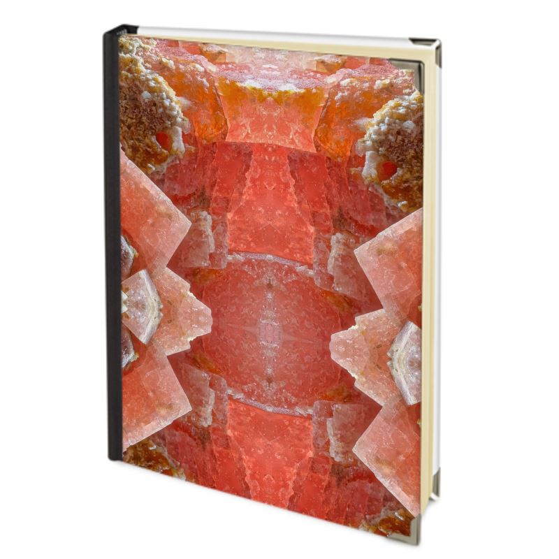 Address Book: Rhodochrosite, Mt. St. Hilaire, Monteregie, Quebec, Canada, EX Neal Pfaff, Original Color