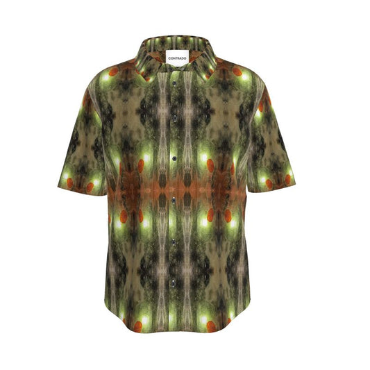 Mens Short Sleeve Shirt:Muscovite and Garnet, North Carolina