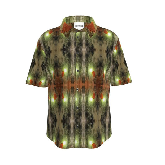 Mens Short Sleeve Shirt: Muscovite with Pyrope Garnet, North Carolina