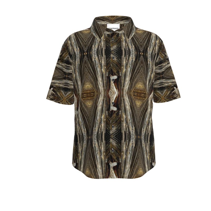 Mens Short Sleeve Shirt: Goethite, Teller County, Colorado, USA, EX: Brian Kosnar