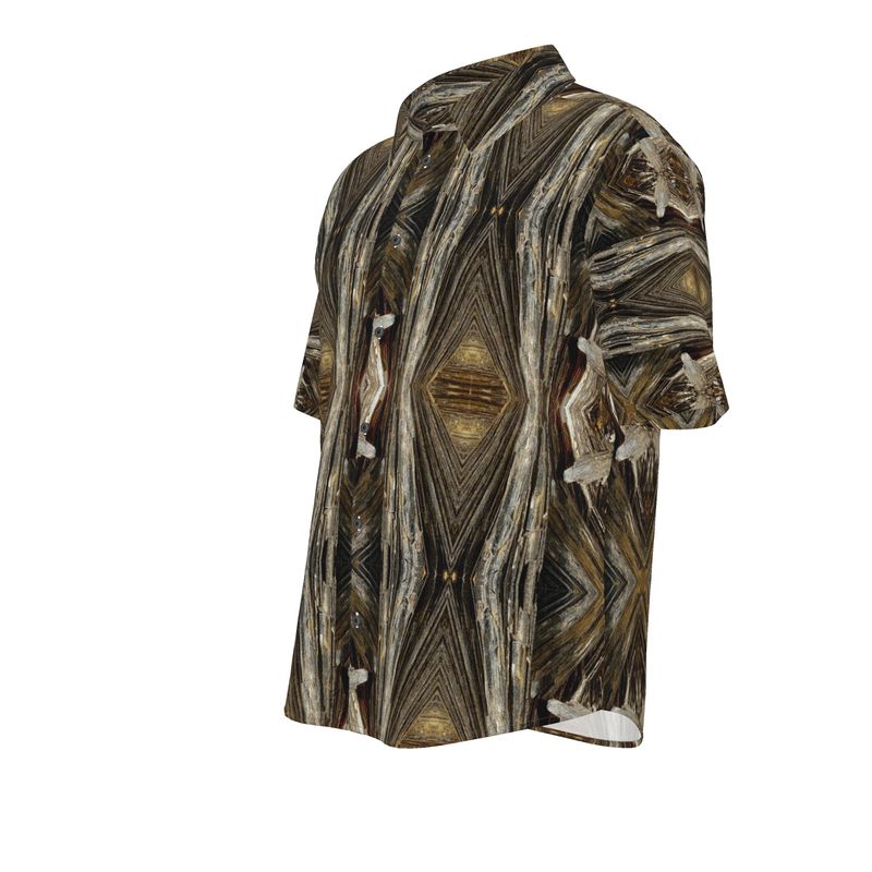 Mens Short Sleeve Shirt: Goethite, Teller County, Colorado, USA, EX: Brian Kosnar