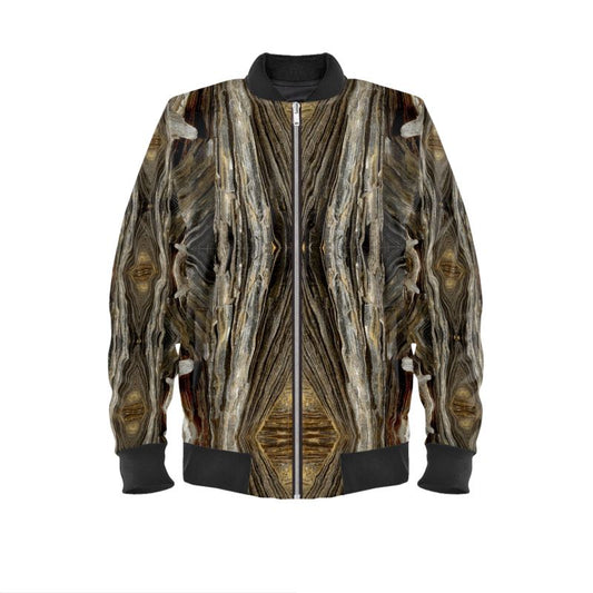 Mens Bomber Jacket: Goethite,Teller County, Colarado, USA, Brian Kosnar, Original Color