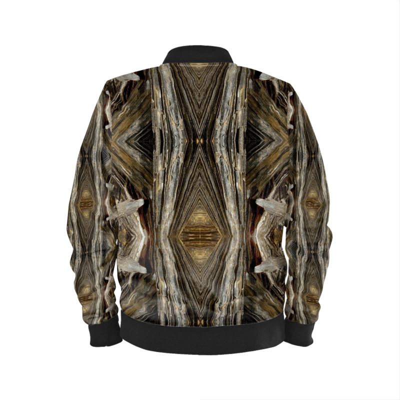 Mens Bomber Jacket: Goethite,Teller County, Colarado, USA, Brian Kosnar, Original Color
