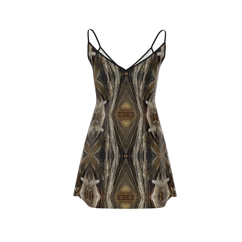 Mini Slip Dress: Goethite,Teller County, Colarado, USA, Brian Kosnar, Original Color