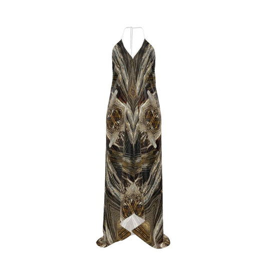 Halterneck Backless Dress: Goethite,Teller County, Colarado, USA, Brian Kosnar, Original Color