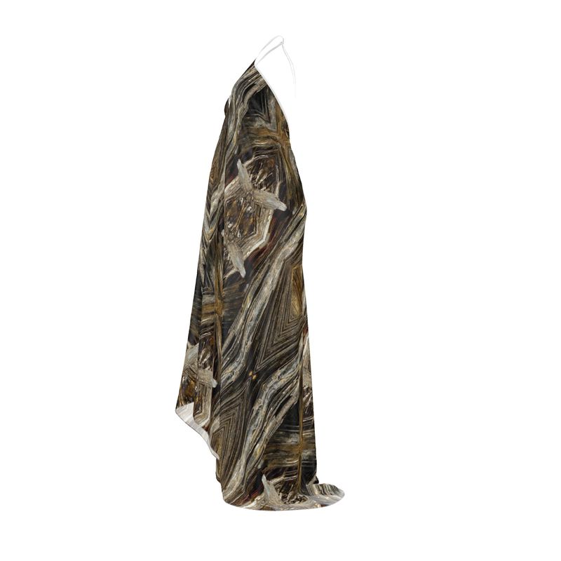 Halterneck Backless Dress: Goethite,Teller County, Colarado, USA, Brian Kosnar, Original Color