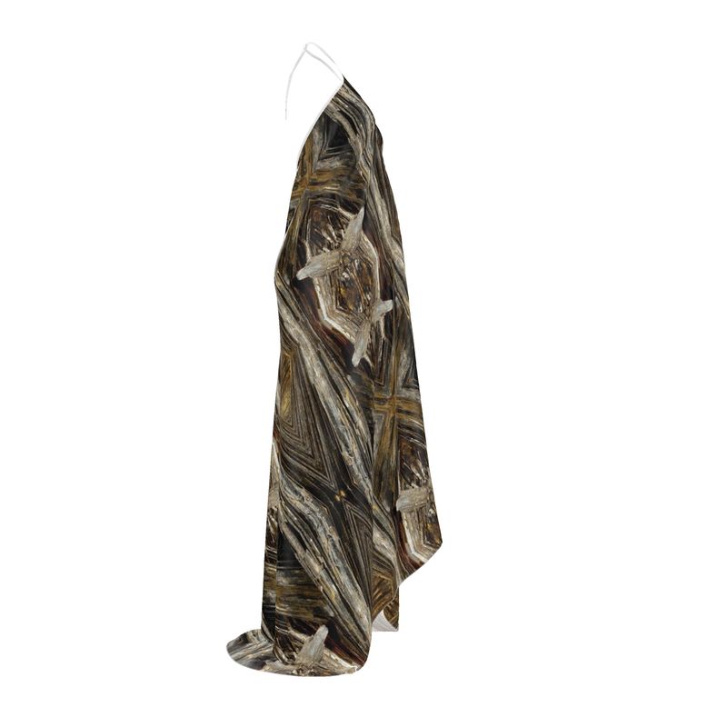 Halterneck Backless Dress: Goethite,Teller County, Colarado, USA, Brian Kosnar, Original Color