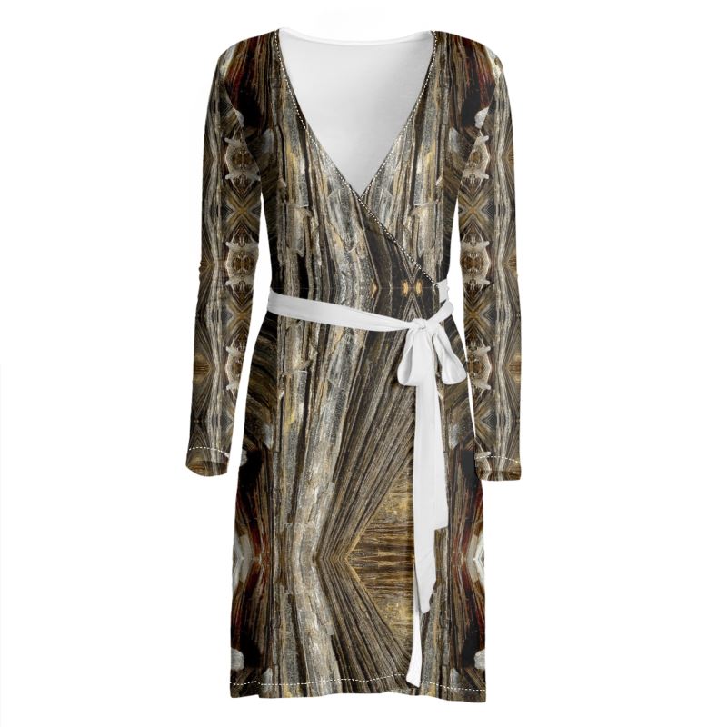 Wrap Dress: Wrap Dress: Goethite,Teller County, Colarado, USA, Brian Kosnar, Original Color