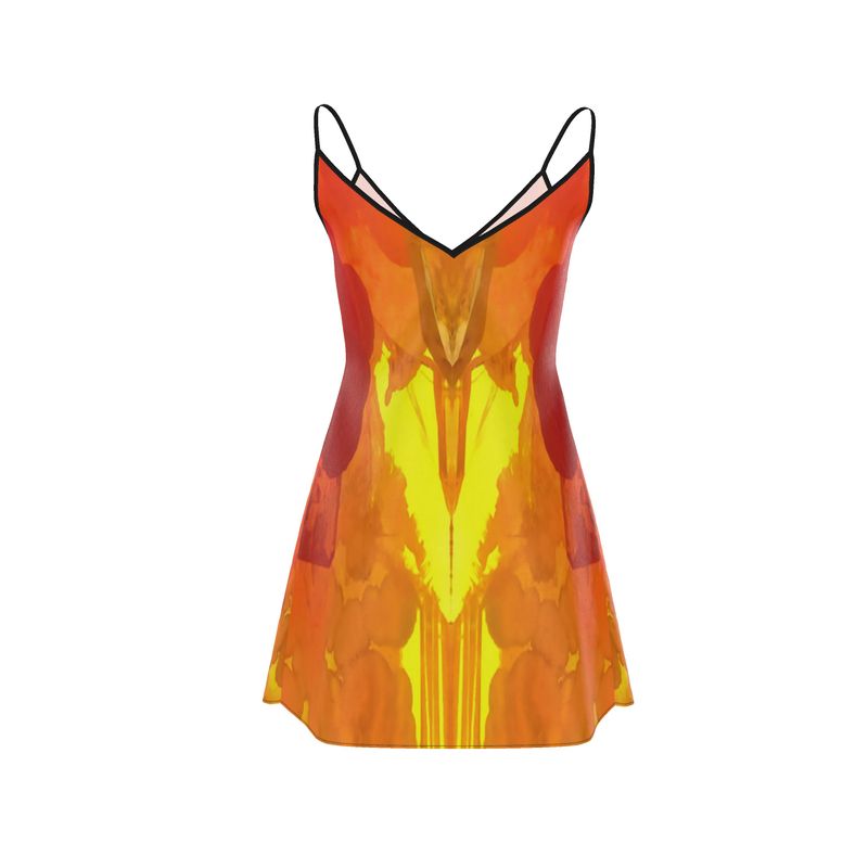Mini Slip Dress: Mimetite on Wulfenite, Francisco Mine, Mexico, EX Wrights Rockshop, Original Color