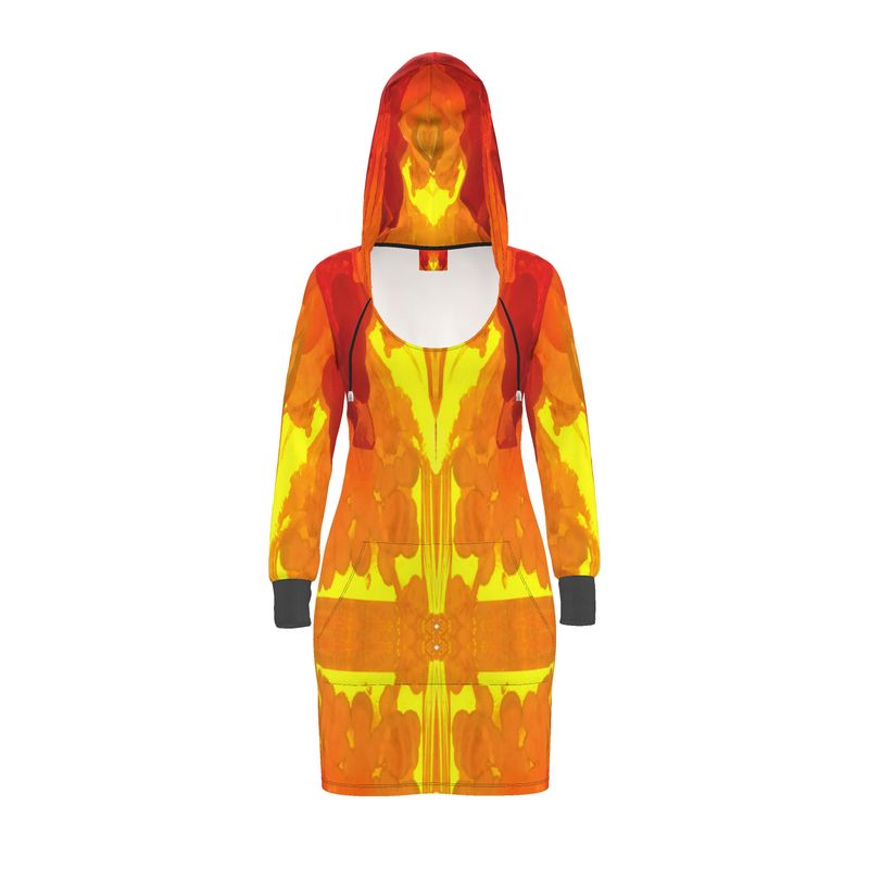 Hoodie Dress:  Mimetite on Wulfenite, Francisco Mine, Mexico, EX Wrights Rockshop, Original Color