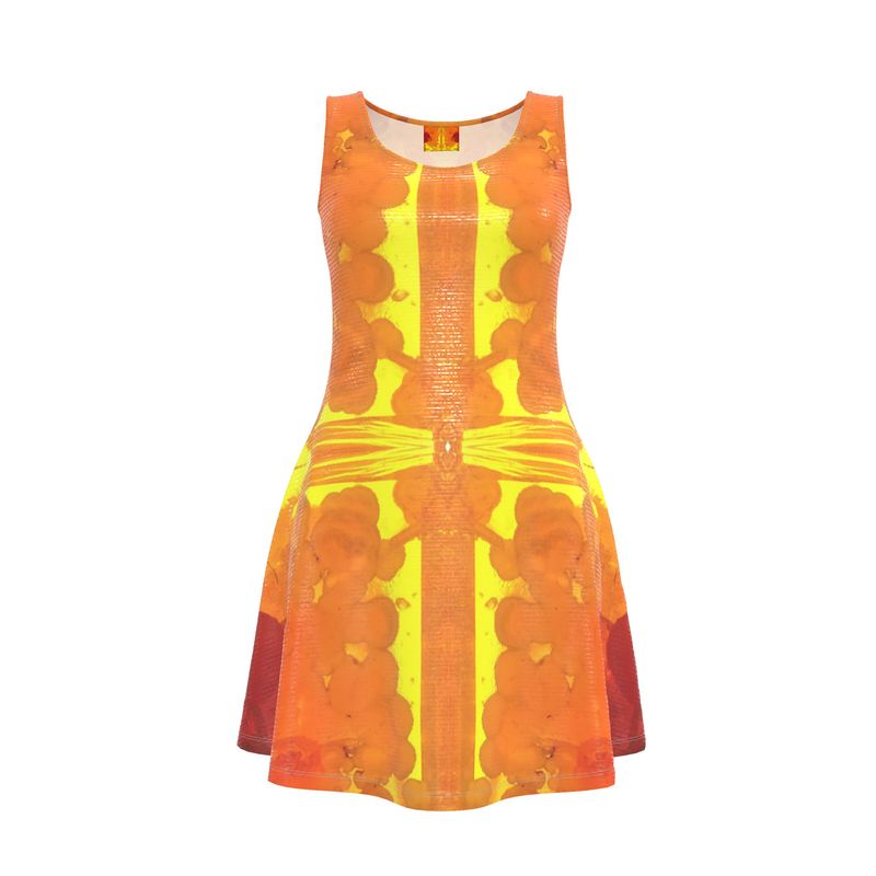 Skater Dress: Mimetite on Wulfenite, Francisco Mine, Mexico, EX Wrights Rockshop, Original Color