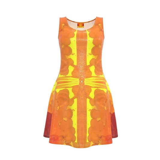 Skater Dress: Mimetite on Wulfenite, Francisco Mine, Mexico, EX Wrights Rockshop, Original Color