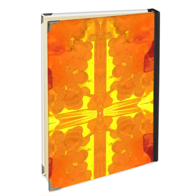 Address Book: Mimetite on Wulfenite, Francisco Mine, Mexico, EX Wrights Rockshop, Original Color